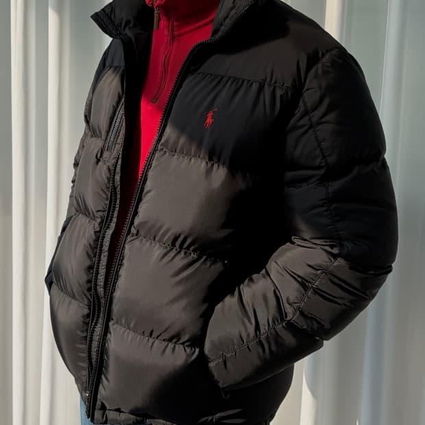 [S-M]폴로 랄프로렌 구스다운 푸퍼 패딩