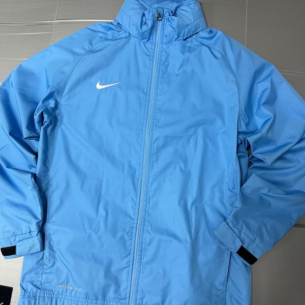 나이키 스톰핏 스우시 2way 바람막이 자켓 블루 S