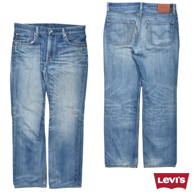 리바이스 502 굿페이드 청파지 데님팬츠 34 N0747