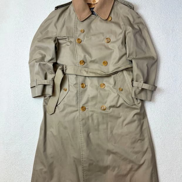 버버리 90's 풀구성 카라 울 라이너 원패널 트렌치 코트 PN5882