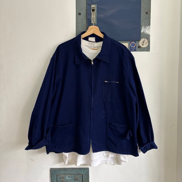French Work Zip-up Jacket