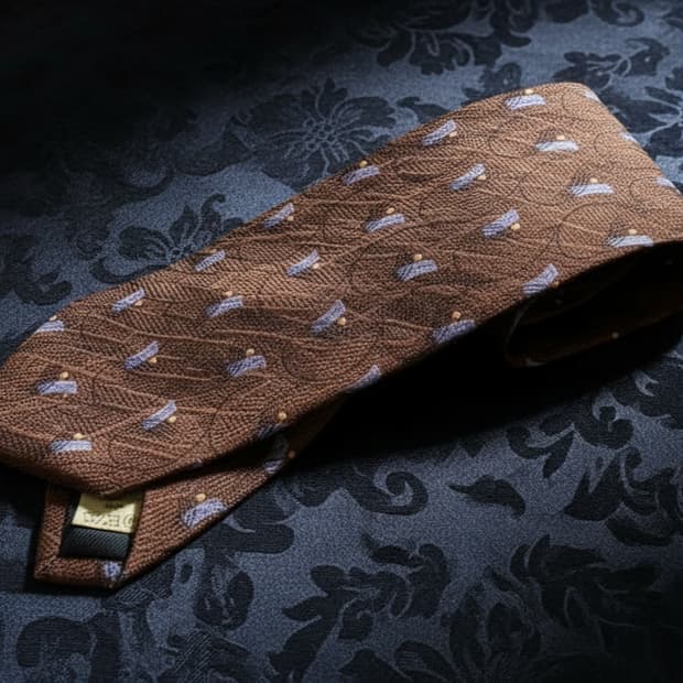 [새상품/이탈리아] 정품 빌라 볼게리 100% 실크 클래식 넥타이