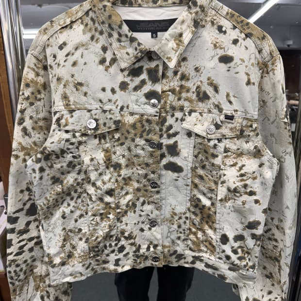 jeans votre nom 빈티지패턴 데님자켓