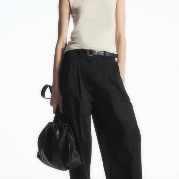 Cos 코스 팬츠 바지 슬랙스 와이드 레그 테일러드 트윌 트라우저