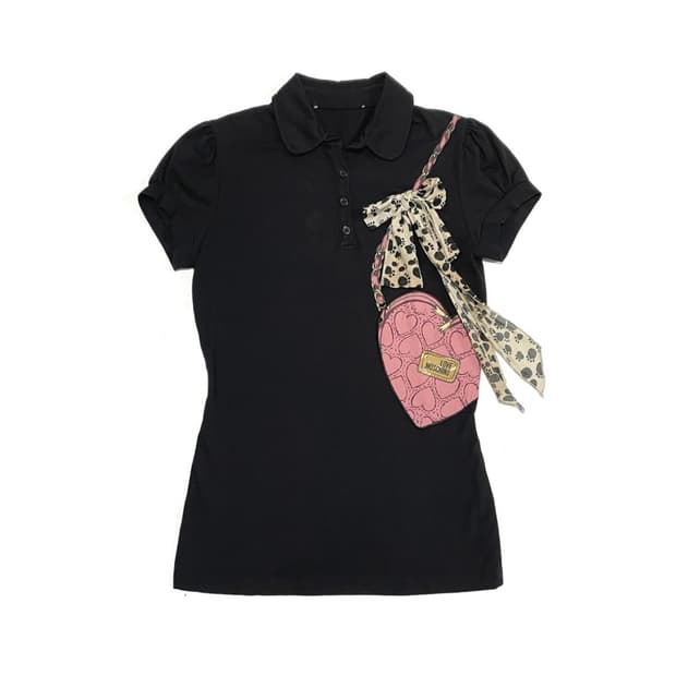 모스키노 프린팅 폴로셔츠