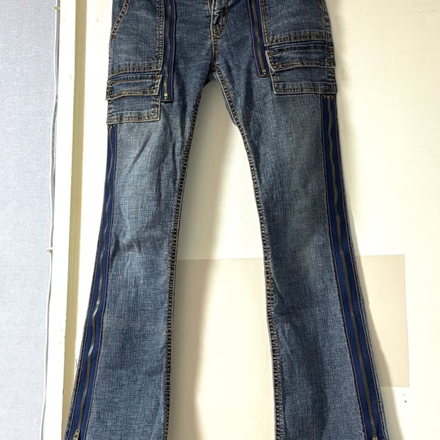 Y2K 진청 로우라이즈