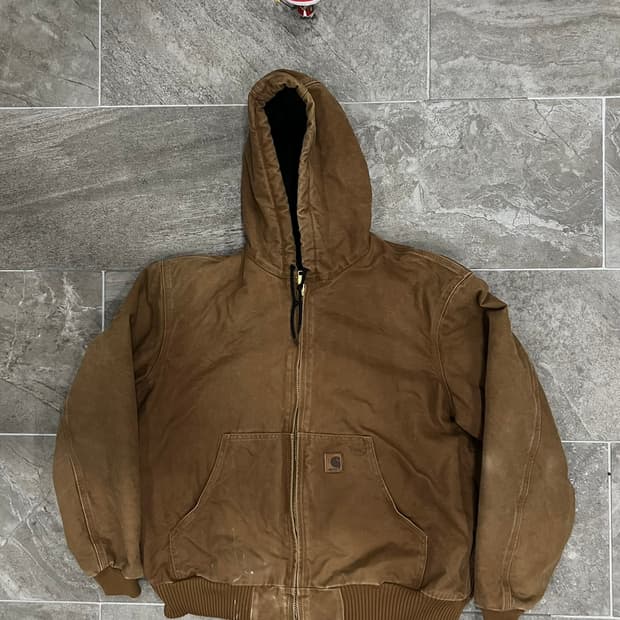 (L)칼하트 덕 액티브 후드자켓 J130 BRN 칼하트브라운