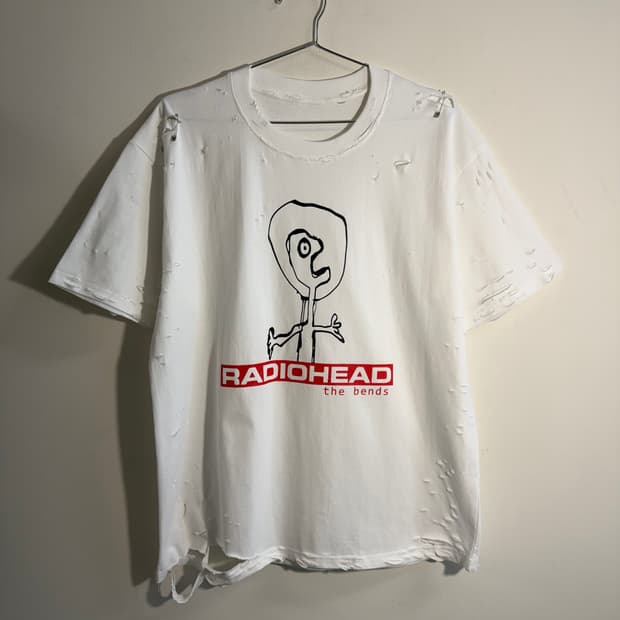 Radio head Band t destroyed damaged t