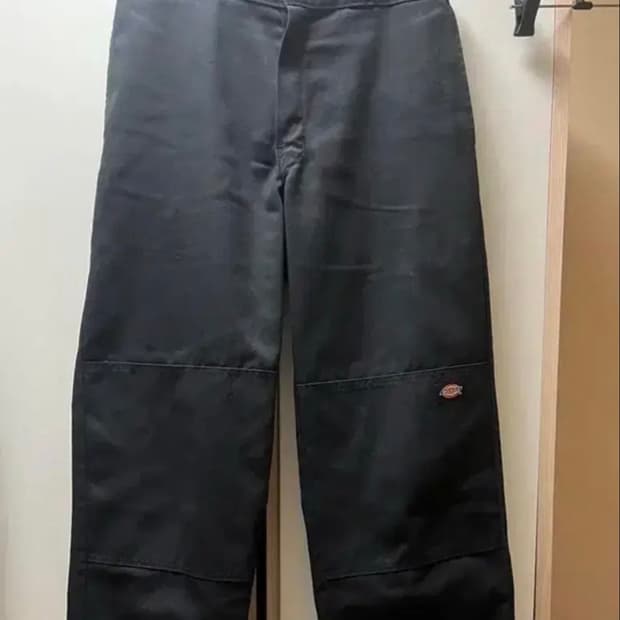 디키즈 더블니 31 x 32 블랙 85283
