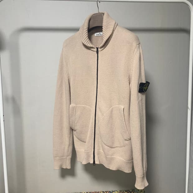 정품/21fw 스톤아일랜드 니트 집업 가디건 XL