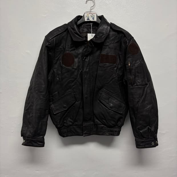 국군 플라이트 레더자켓 2