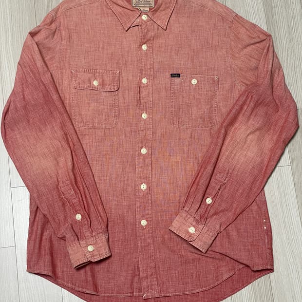 폴로 랄프로렌 샴브레이 워크셔츠 L사이즈 판매합니다