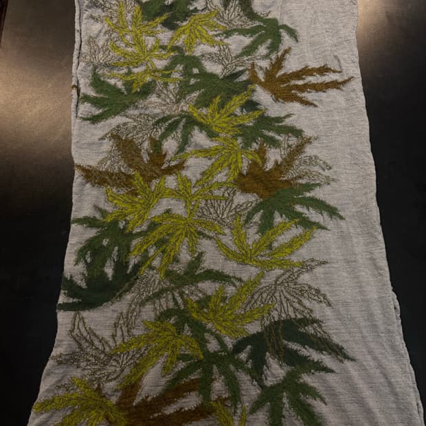 캐피탈 대마초 축융 울 머플러