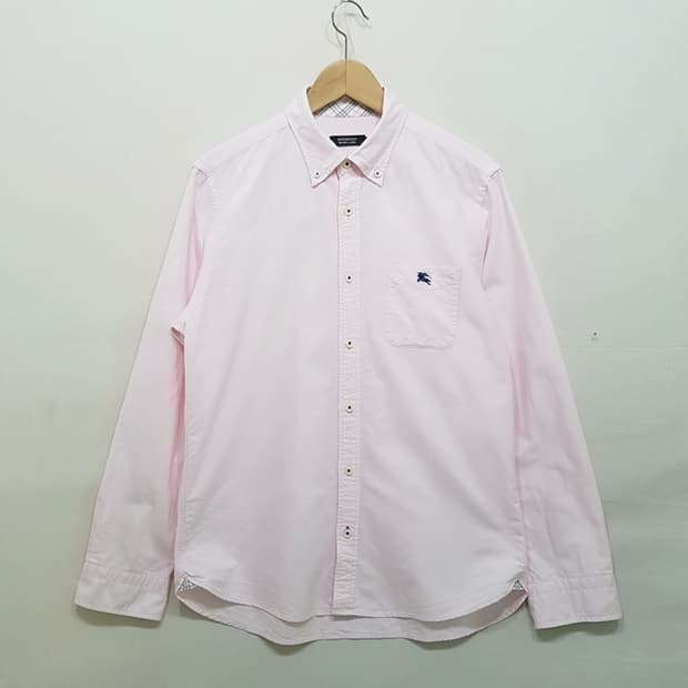 BURBERRY 버버리 블랙라벨 버튼다운 셔츠 핑크