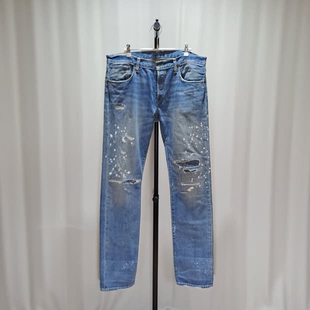 (택포) 폴로랄프로렌 리페어드 셀비지 데님 팬츠 34 B510