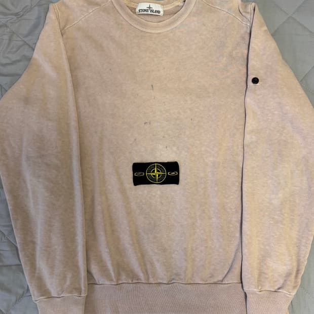 [L]스톤아일랜드 베이지 크루넥 맨투맨