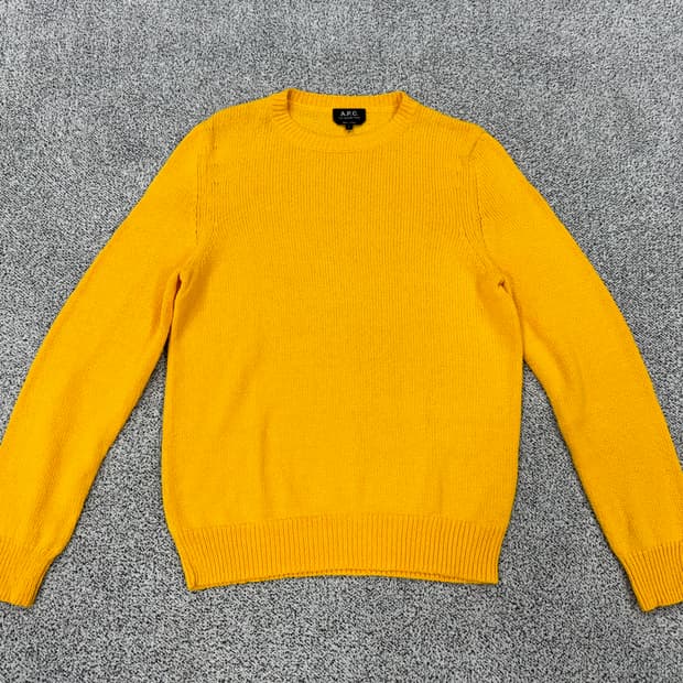 아페쎄 옐러우머스타드 라운드니트