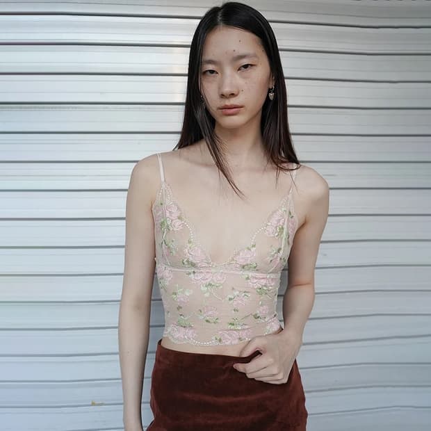 누아누 로즈 캐미솔