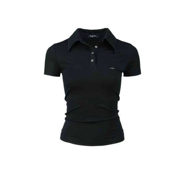 MAGOREN Metal Triclipse Polo Shirt BLACK