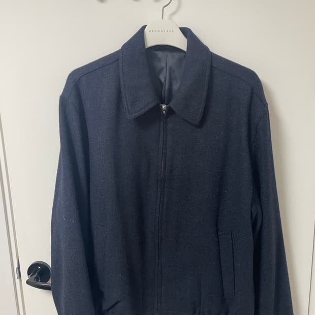 브라운야드 해리스트위드 블루종 자켓