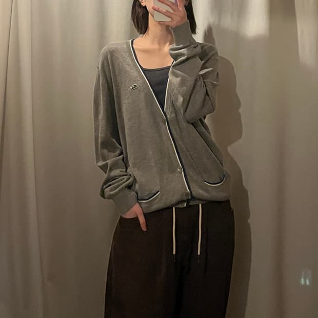 라코스테 니트 가디건