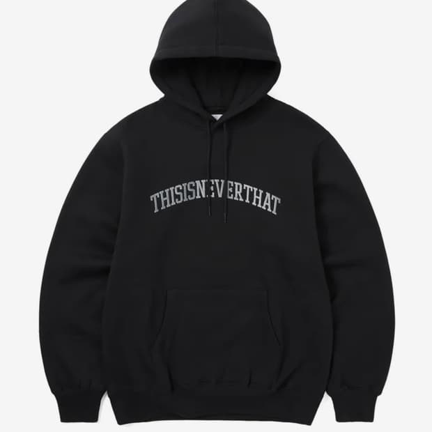 Thesisneverthat Arch-Logo Hoodie Black