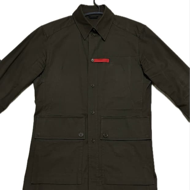 프라다 코튼 필드 자켓 (103 사이즈)