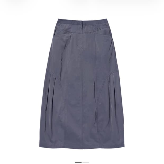 미스치프 롬버스 롱 스커트 블루 그레이