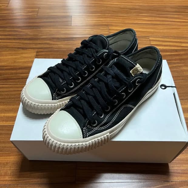 visvim 비즈빔 19ss 스캐그웨이 로우 블랙