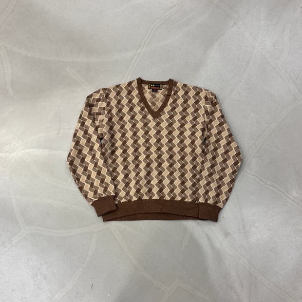 맥그리거 브이넥 니트 M