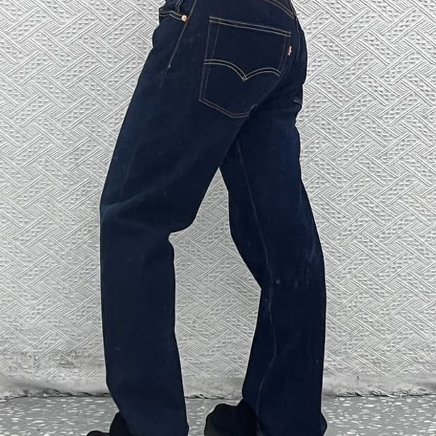 리바이스 503 모던 빈티지 힙로고 진청 데님팬츠 30인치 C07236