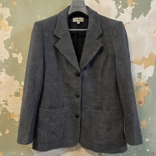 L.L.Bean 헤링본 블레이저 6P M