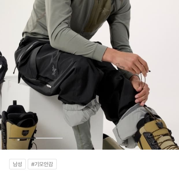 25fw 아크테릭스 로LT 짚넥 L