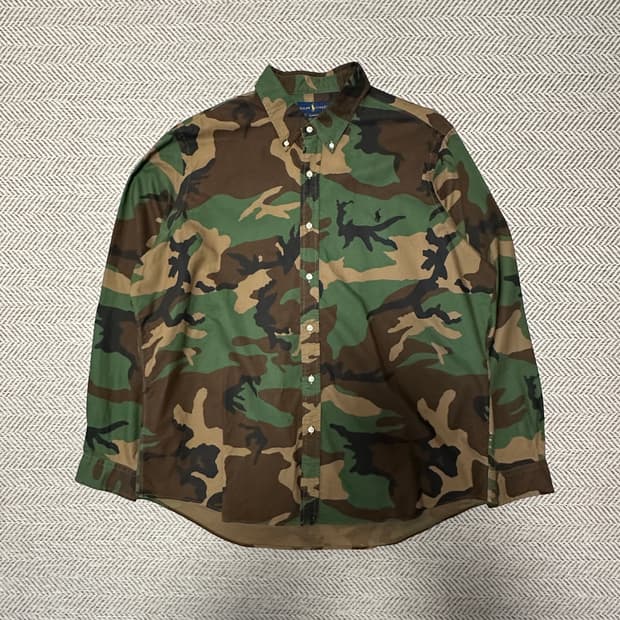 POLO RALPH LAUREN camo military shirt