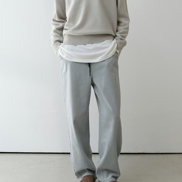 문달 허드슨 밴딩 데님