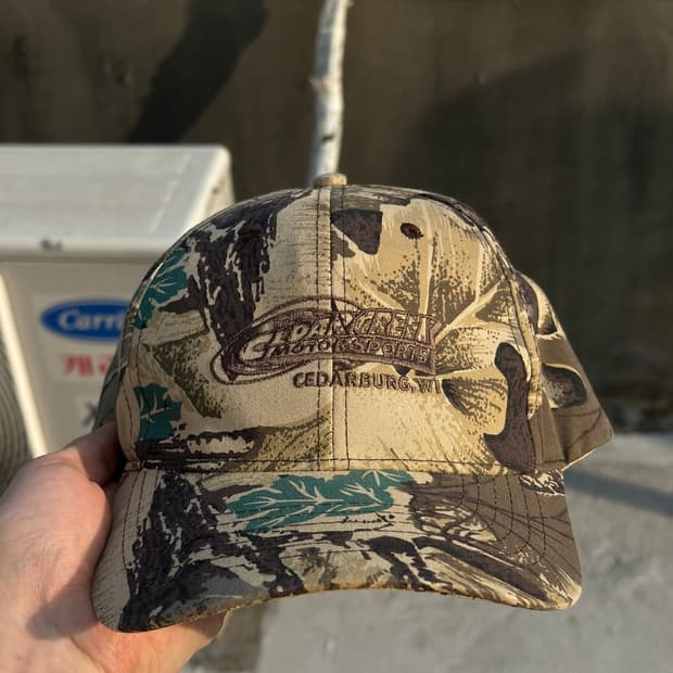 빈티지 리얼트리 카모 모자