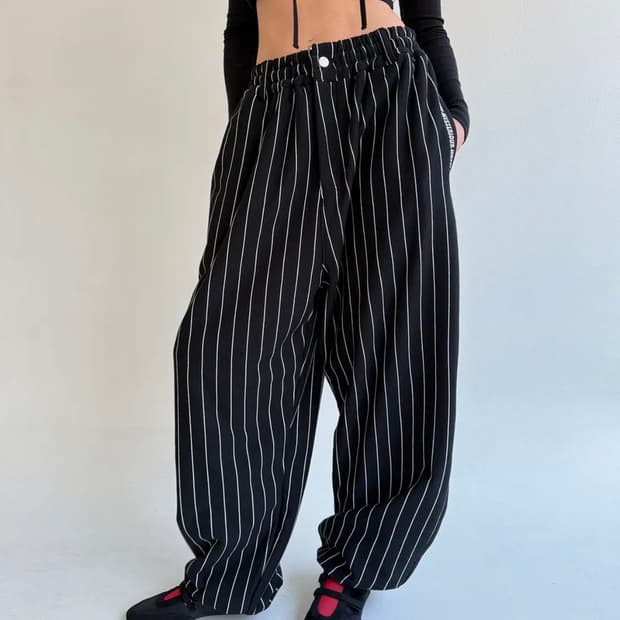 STRIPE SWEAT SLACKS