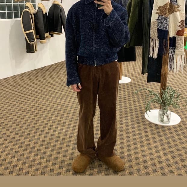 21년도 stu PLP샵 콜라보 코듀로이 팬츠