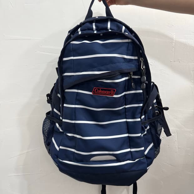 Coleman stripe backpack