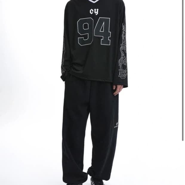 OPENYARD Angel&Devil 롱 슬리브 블랙