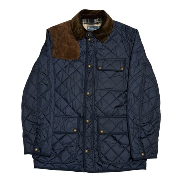 Polo Ralph Lauren 코듀로이 카라 퀼팅자켓