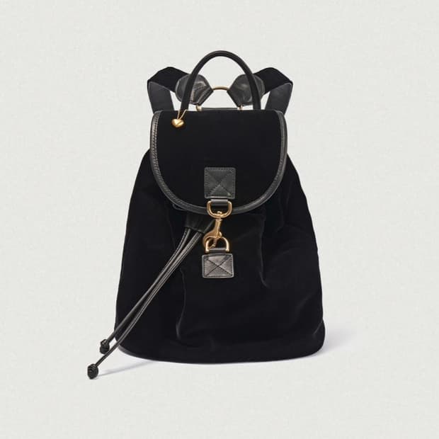 더바넷 벨벳 백팩