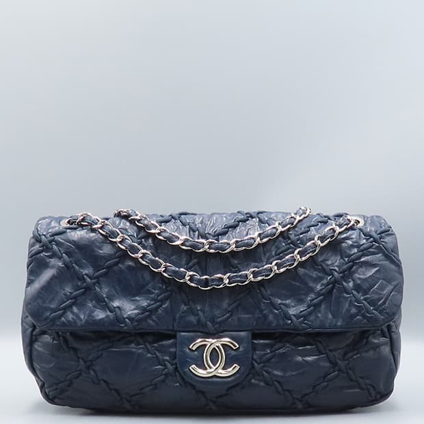 샤넬 와일드스티치 네이비