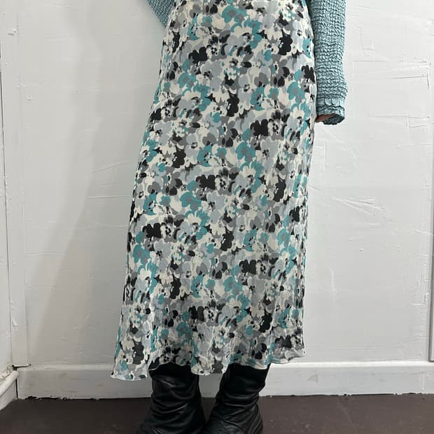 oriental flower skirt