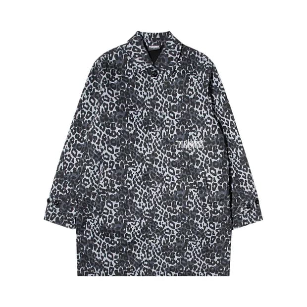 PLEASURES 플레져스 레오파드 코트