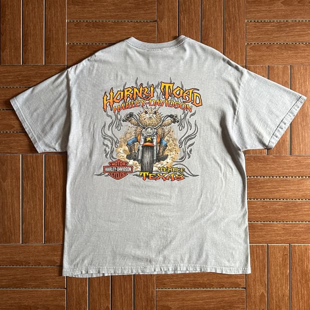 Harley Davidson usa made cotton 1/2 tee