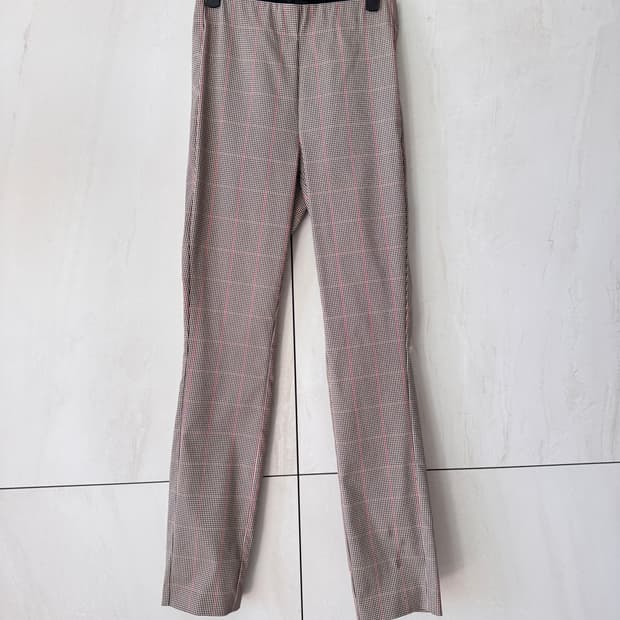 텍있는 새상품 얇은 여름 Rag & Bone 체크 패턴 팬츠00(44사이