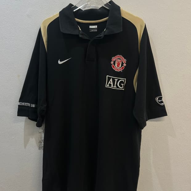 Nike Black Football Polo Shirt
