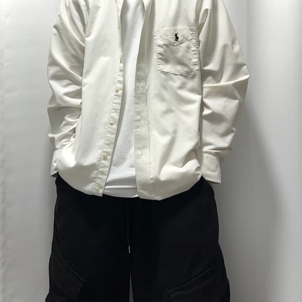폴로 랄프로렌 빅포켓 90s 올드스쿨 셔츠