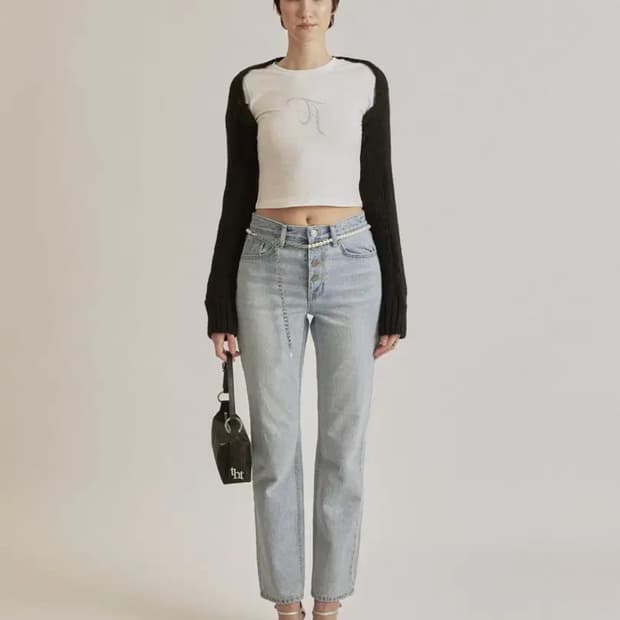 쓰리타임즈 5529 denim pants